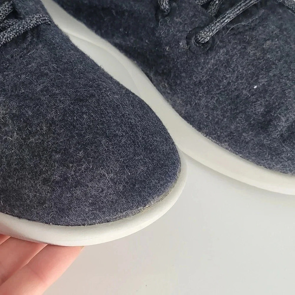 Allbirds Dark Gray Merino Wool Runners Tuke Jo shoes size 10 - Picture 9 of 9